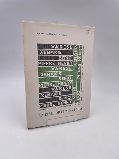 null 1 Volume : "VARESE - XENAKIS - BERIO - PIERRE HENRY, ŒUVRES, ÉTUDES, PERSPECTIVES",...