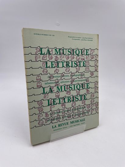 null 1 Volume : "LA MUSIQUE LETTRISTE", (La Musique Lettriste, Hypergraphique, Infinitésimale,...