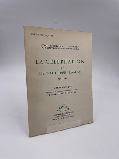 null 1 Volume : "LA CÉLÉBRATION DE JEAN-PHILIPPE RAMEAU, 1764-1964, CARNET CRITIQUE",...