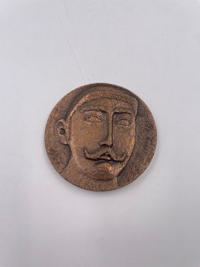 null Medal "F de GIVRY 1861-1893" by C.Sanson...7 cm