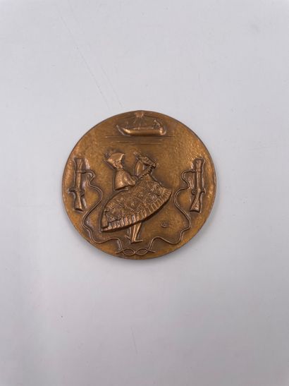null Médaille "SAINT TROPEZ"par CA…7 cm