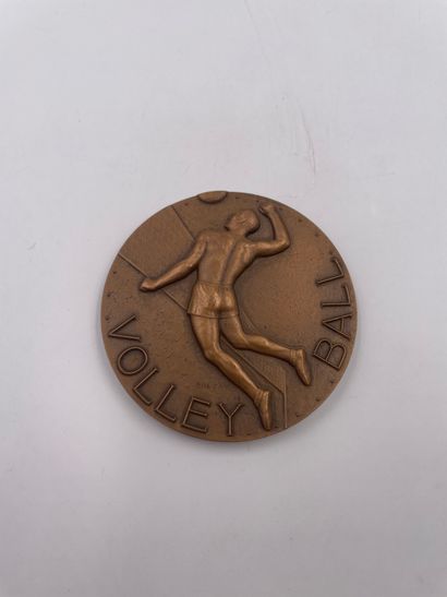 null Médaille "VOLLEY BALL" par L.Gibert…6 cm