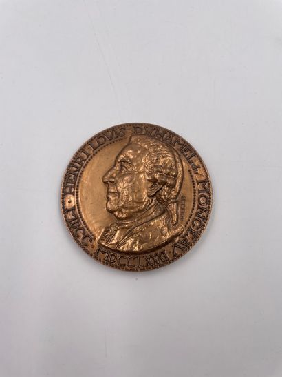 null Médaille "HENRI-LOUIS DUHAMEL du MONCEAU" par Jager , Constructions Navales...