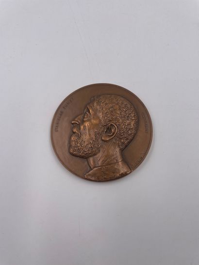 null Médaille "STANISLAS FUMET ECRIVAIN" par Belmondo…7cm