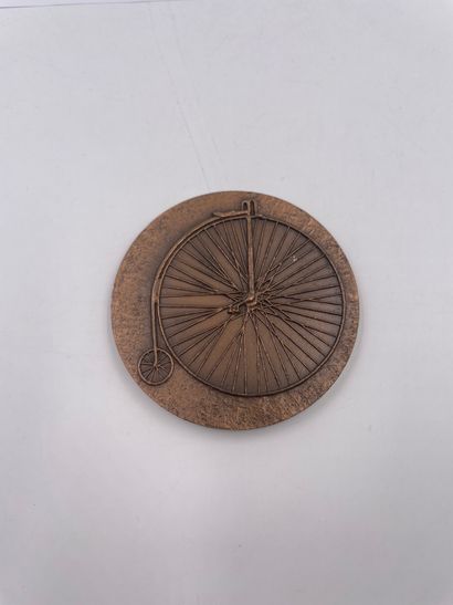 null Medal "F de GIVRY 1861-1893" by C.Sanson...7 cm