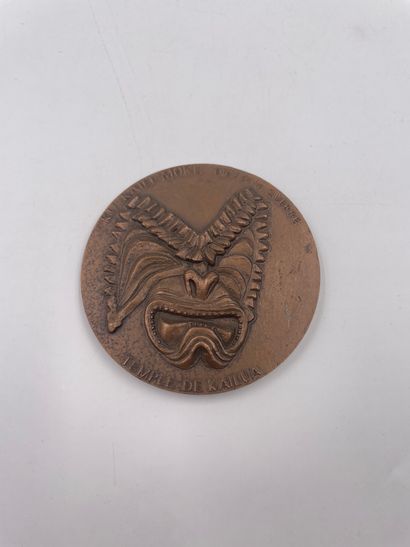 null Médaille "ILES HAWAÏ Annexion par les Etats Unis 1898- 50E Etat depuis 1959"...