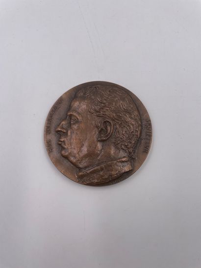 null Médaille "RENE COLLAMARINI SCULPTEUR" par Belmondo…7 cm