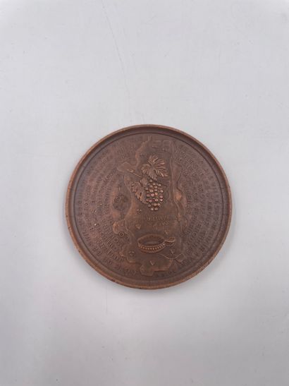 null Médaille "LE BEAUJOLAIS" Villefranche sur Saône …7cm