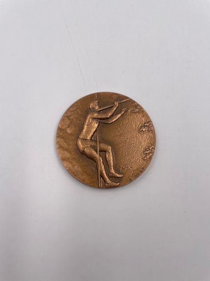 null Médaille "SAUT A LA PERCHE" par Gibert …5 cm