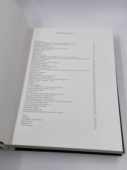 null 1 Volume : "REMBRANDS", Christian Tümpel, Astrid Tümpel, Ed. Fonds Mercator,...