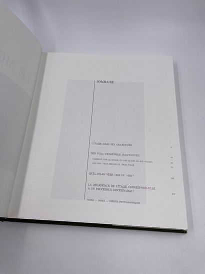 null 1卷：《LE MODÈLE ITALIEN》，Fernand Braudel，Ed. Arthaud，1989年，带盒子的书，（条件非常好）。
