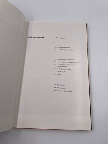 null 1 Volume : "LA PEINTURE ROMAINE ET PALÉOCHRÉTIENNE", Gérald Gassiot-Talabot,...
