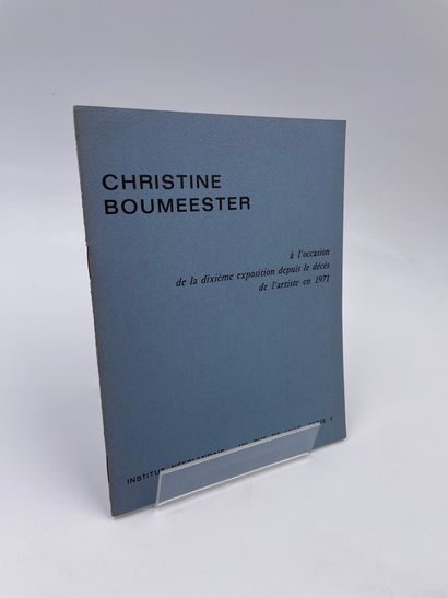 null 1 Volume : "CHRISTINE BOUMEESTER", À l'Occasion de la Dixième Exposition depuis...