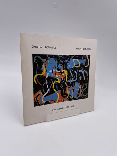 null 1 Volume : "CHRISTIAN BONNEFOI, POUR MÉMOIRE 1977-1981, ROMA 1981-1983", Galerie...