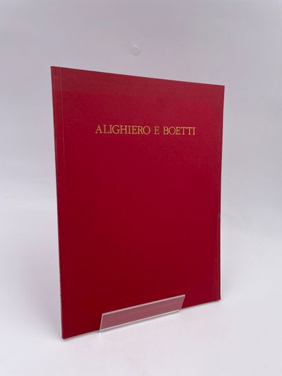 null 1 Volume : "ALIGHIERO E BOETTI", 6 Mars - 21 Avril 1990, Galerie Hadrien-Th...