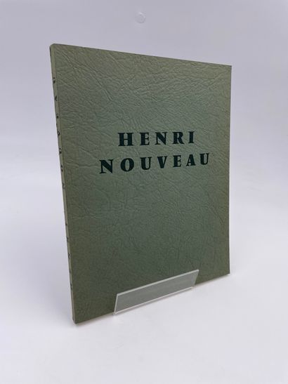null 1 Volume : "HENRI NOUVEAU", Galerie de France, 1959