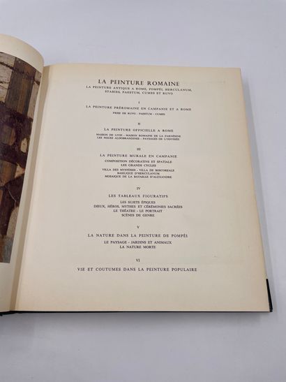 null 1 Volume : "LA PEINTURE ROMAINE", Amedeo Maiuri, Directeur des Musées d'Art...