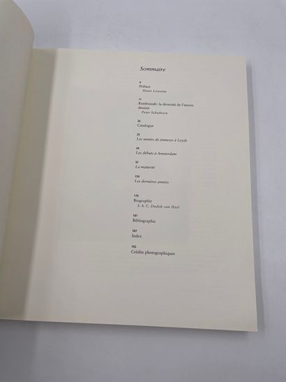 null 1 Volume : "REMBRANDT dessinateur, chefs-d'oeuvre des Collections en France"...