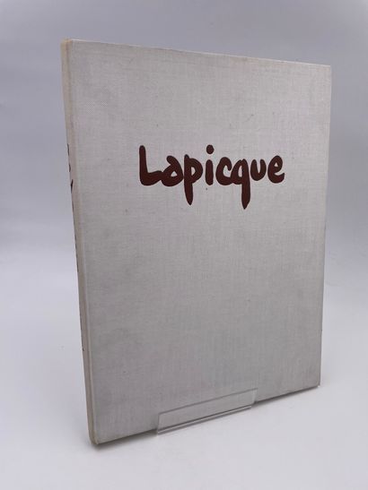 null 1 Volume : "LAPICQUE", Jean Lescure, Ed. Flammarion, 1956