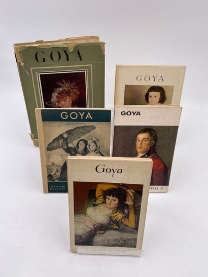 null 5 Volumes : 

- "GOYA", Jean Adhémar, Cabinet des Estampes, Bibliothèque Française...