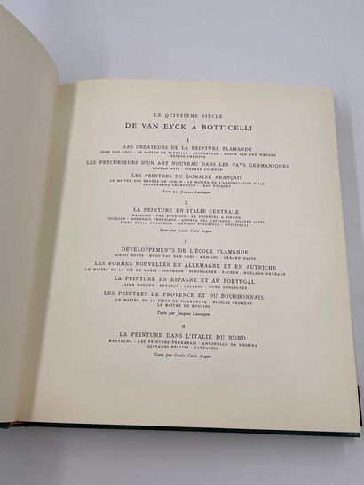 null 1 Volume : "LE QUINZIÈME SIÈCLE DE VAN EYCK À BOTTICELLI", Jacques Lassaigne,...