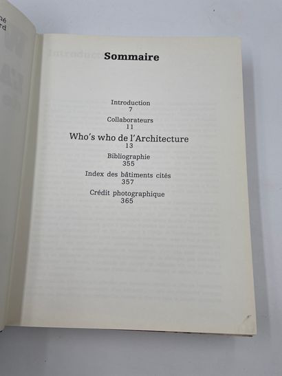 null 1 Volume : "WHO'S WHO DE L'ARCHITECTURE DE 1400 À NOS JOURS", J. M. Richards,...