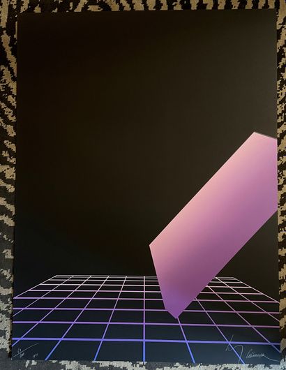 Michel GUERANGER Mystorien Violet, 1975

Série « Space »

Sérigraphie, signée en...