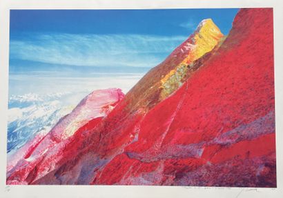 Michel GUERANGER Peindre le Mont-Blanc, 10 mars 1986

Sérigraphie, signée et titrée...