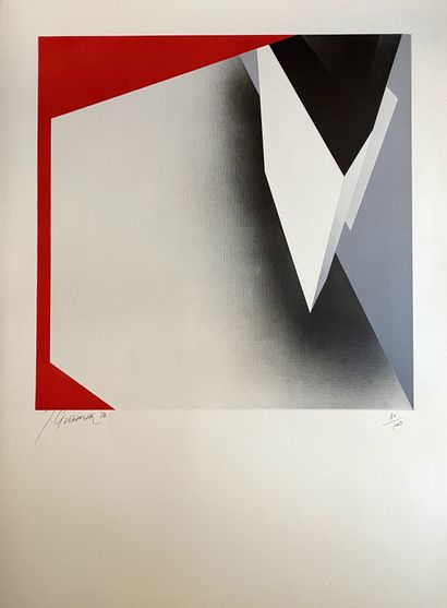 Michel GUERANGER Sans titre, 1978

Série « Space »

Lithographie, signée et datée...