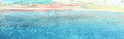 Michel GUERANGER In the company of water, 2006

Horizon" series

Acrylic on paper,...