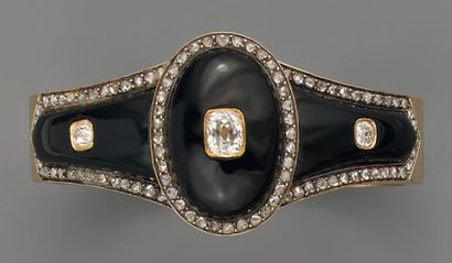 null Bracelet 1920, en or, onyx et diamants