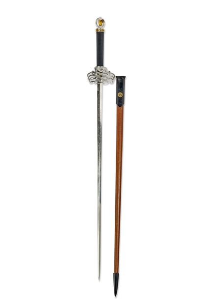  Superb sword of academician of Lucien BRASSEUR of the Academy of Fine Arts (1946)...