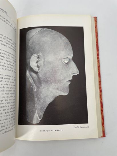 Baron de VEAUCE "L'affaire du masque de Napoléon" Copy number 77. 236 pages. 1957....