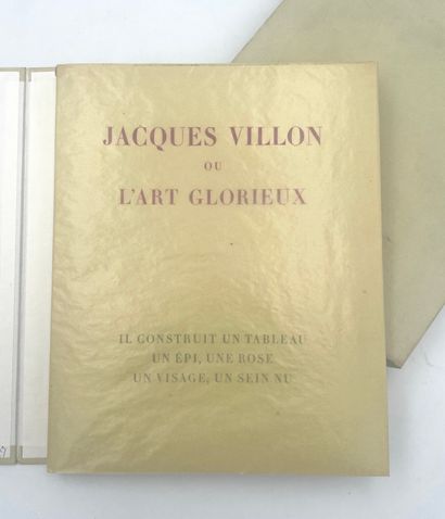 VILLON Jacques / ÉLUARD Paul & RENÉ-JEAN: Jacques
Villon ou l'Art glorieux. Paris,...