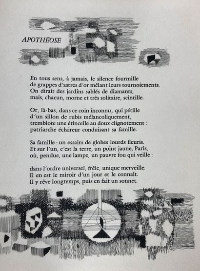 COUY Jean / LAFORGUE Jules Some poems.
Bibliophiles et gravures d'aujourd'hui Paris...