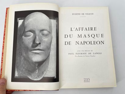 Baron de VEAUCE "L'affaire du masque de Napoléon" Copy number 77. 236 pages. 1957....