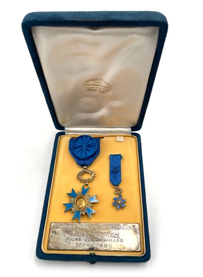  FRANCE ORDRE NATIONAL DU MERITE Officer's star having belonged to André DAMIEN....