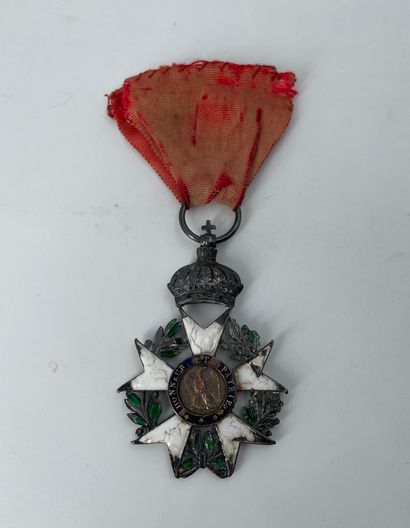 null FRANCE ORDRE DE LA LEGION D'HONNEUR Knight's star of the 2nd type.
In silver,...