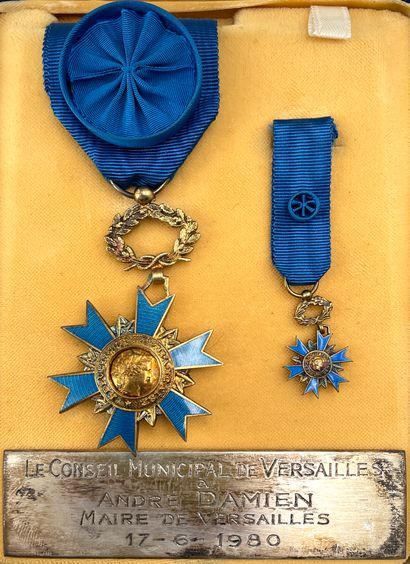 null FRANCE ORDRE NATIONAL DU MERITE Officer's star having belonged to André DAMIEN.
In...