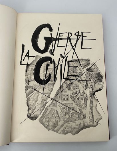 H de MONTHERLANT - P-Y TREMOIS «La guerre civile»
Paris, Lefèvre, 1964, in-folio.
Belle...