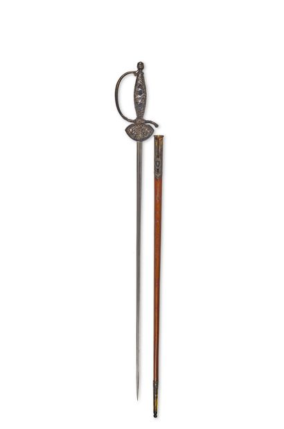 ACADEMIE FRANCAISE Sword of academician of Mr. Abel HERMANT Beautiful silver frame,...