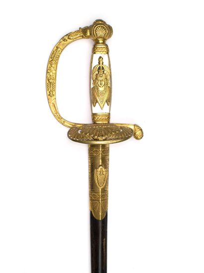 null 
Sword of the model of the swords of academy of the Restoration period, offered...