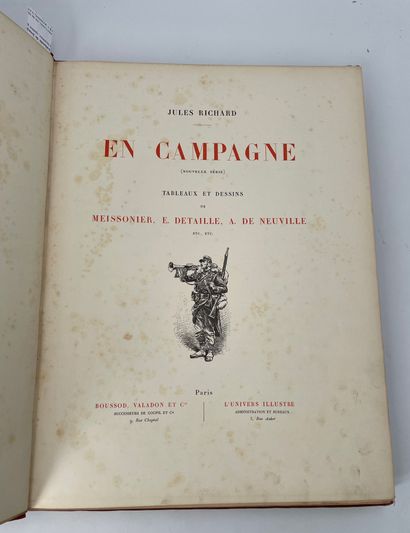  Deux volumes : - Jules Richard «En campagne, nouvelle série» Boussod-Valadon & Cie....