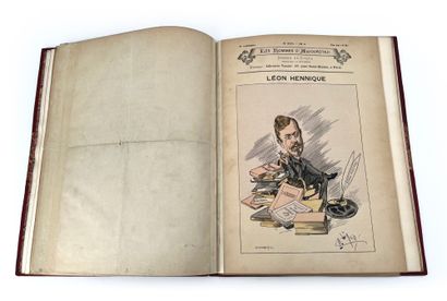 HUYSMANS Joris-Karl Léon Hennique. Manuscrit complet et signé de son texte sur l'un...