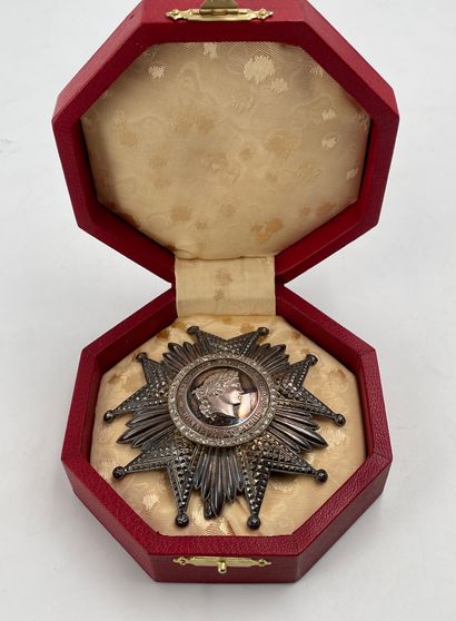 null FRANCE ORDRE DE LA LEGION D'HONNEUR Plaque de grand croix, modèle de luxe, d'époque...