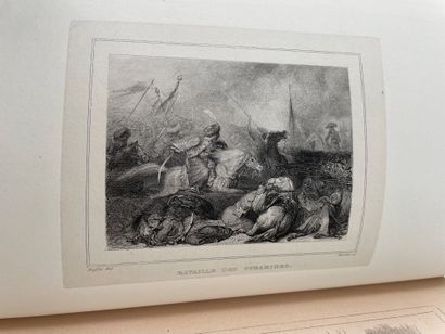 BARTHÉLEMY et MÉRY "拿破仑在埃及，滑铁卢和人之子"
Bourdin，1842年，330页。
，半绿色摩洛哥装订。
B.E。