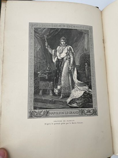 Armand DAYOT "Napoleon through pictures" 498 illustrated pages. 1895, Hachette. Half...
