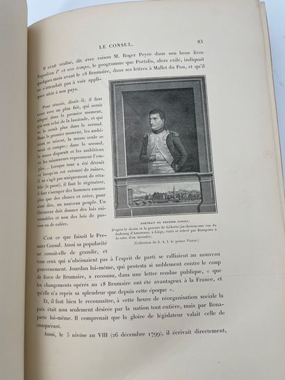 Armand DAYOT «Napoléon par l'image» 498 pages illustrées. 1895, Hachette. Demi reliure...