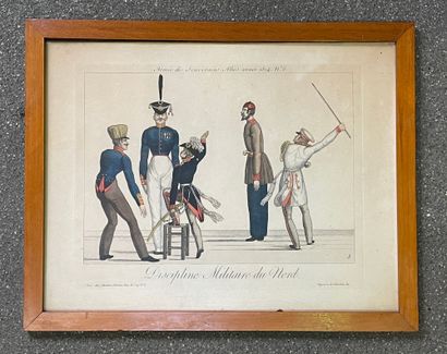 L'Empereur Napoléon 1er 
Two satirical engravings, enhanced with watercolor.
- The...