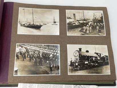 null Presidential trip
Large album of 257 photographs, size 16 x 12 cm, having belonged...